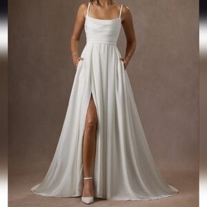 Azazie Caymus A-line Ballgown Wedding Dress